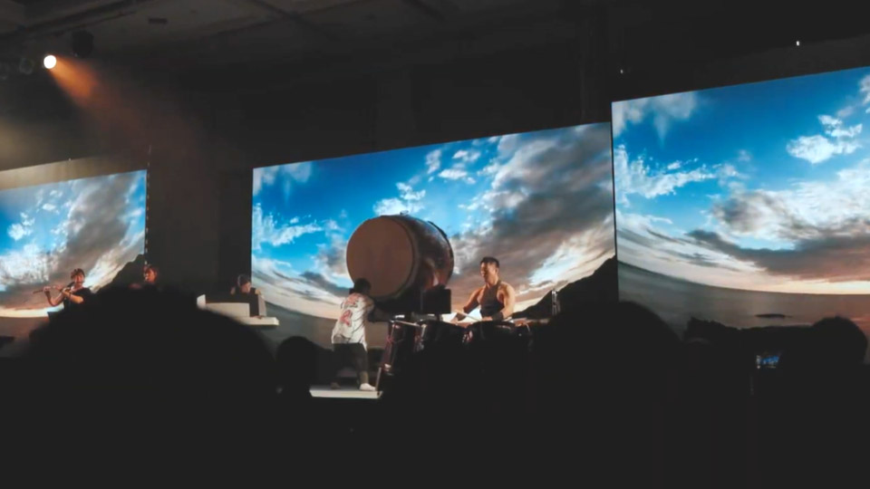 映像制作の様子